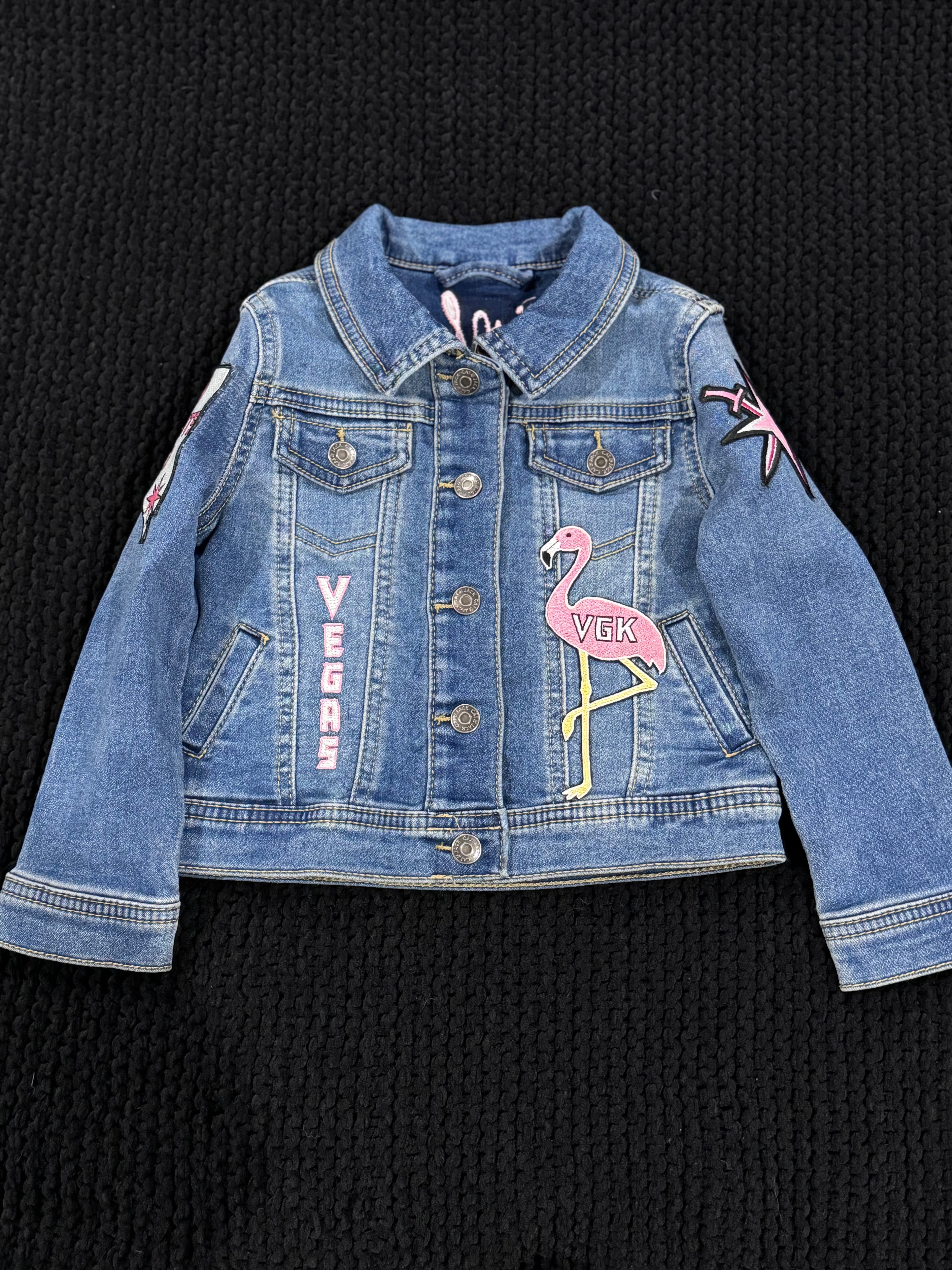 Kids Custom Sports Team Denim Jacket - CONTACT US TO ORDER