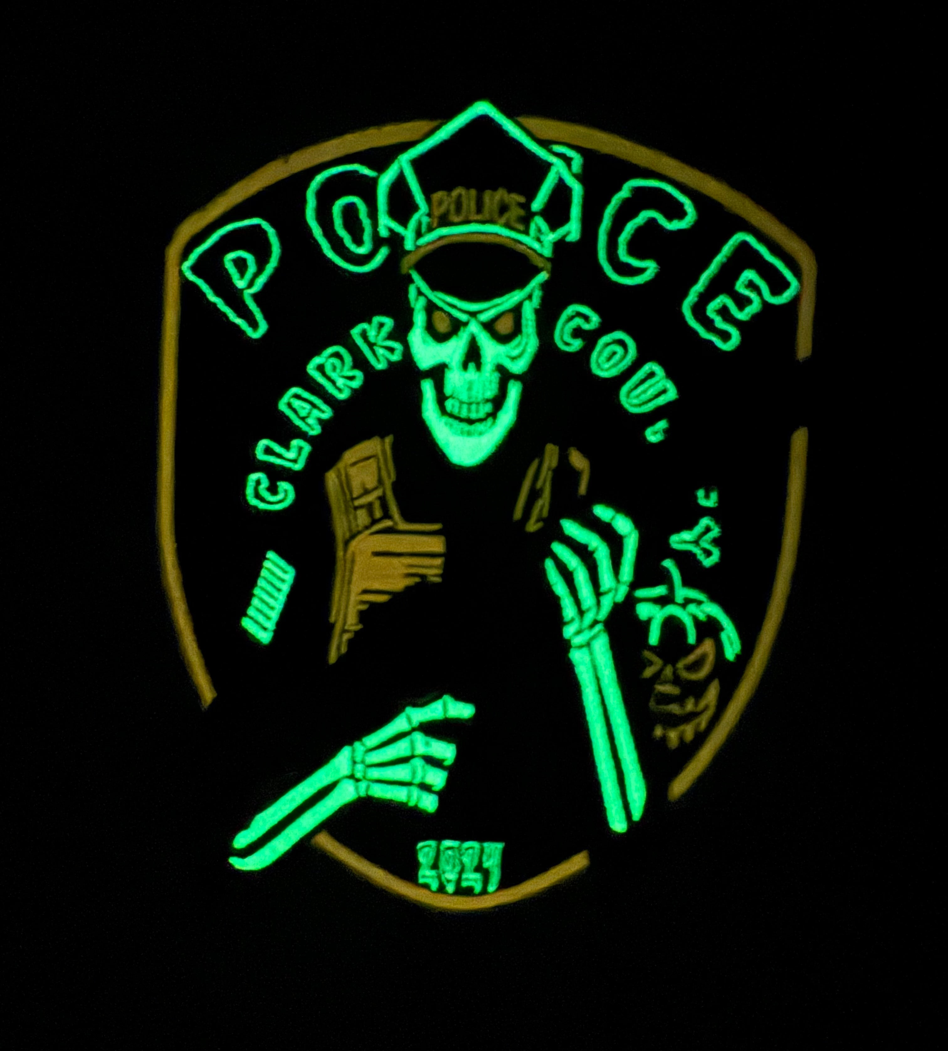 Clark County Halloween Patch 2024 (Glow in the Dark)