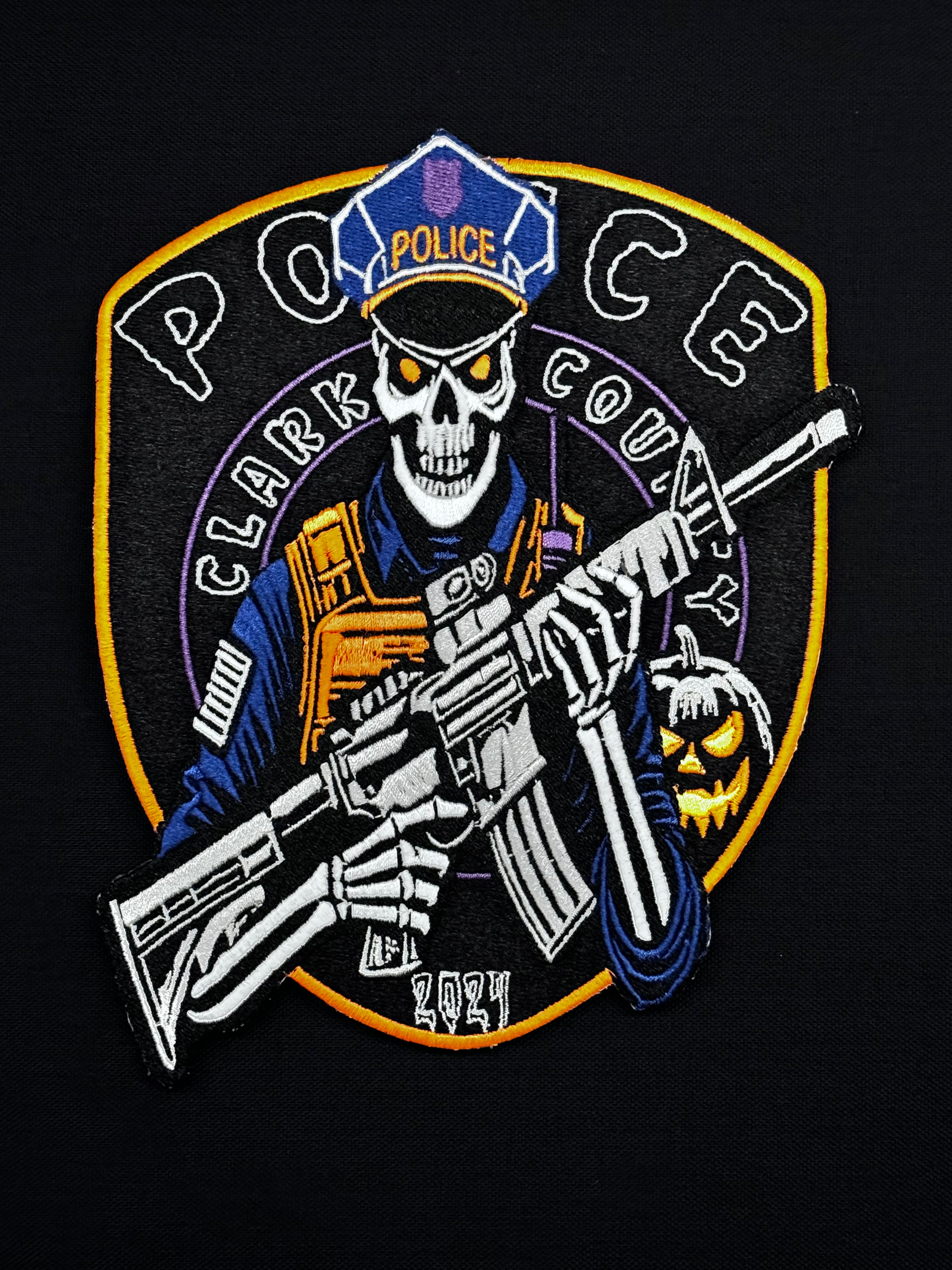 Clark County Halloween Patch 2024 (Glow in the Dark)